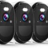2K Security Cameras Wireless Outdoor, WiFi Battery Powered Indoor Camera for Home Security with AI Motion Detection, Spotlight, 2-Way Talk, Siren, IP65, Cloud/SD Storage - 4 Pack