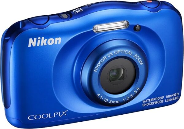 NikonCoolPix W100 Digital Camera - Blue