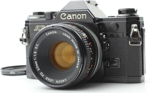Canon AE-1 35mm Camera Body, Chrome - Image 2
