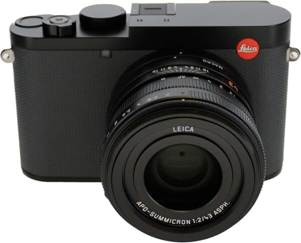 Leica Q3 43 (Type 6506) Digital Camera, Black with Gray Leatherette {60MP} 19084