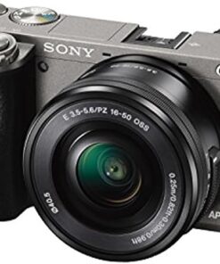 SonyA6000 Interchangeable Lens Camera with E PZ 16-50mm F3.5-5.6 OSS Lens - Graphite Gray